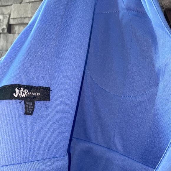 Jump Apparel Size XSmall Maxi Blue Dress for Bridesmaid or Homecoming / Prom - Picture 8 of 14